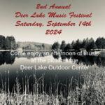 Deer Lake Music Festival – Saturday, September 14th