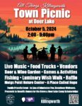 Town Picnic at Deer Lake – Saturday, October 5th